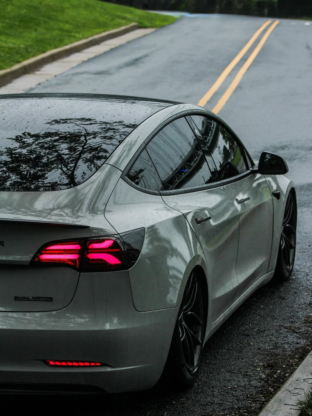 ☔️🌲 ‎ #tesla #teslamodel3 #model3performance #teslamods #modifiedtesla #teslalife #evcommunity #driveelectric #zeroemissions #electricvehicle #sustainabledriving #carculture #carmods #cleanbuilds #carbonfiber #carsofinstagram #instacars #carphotography #garagegoals #roadpresence #aftermarketlife @oeplusm3p