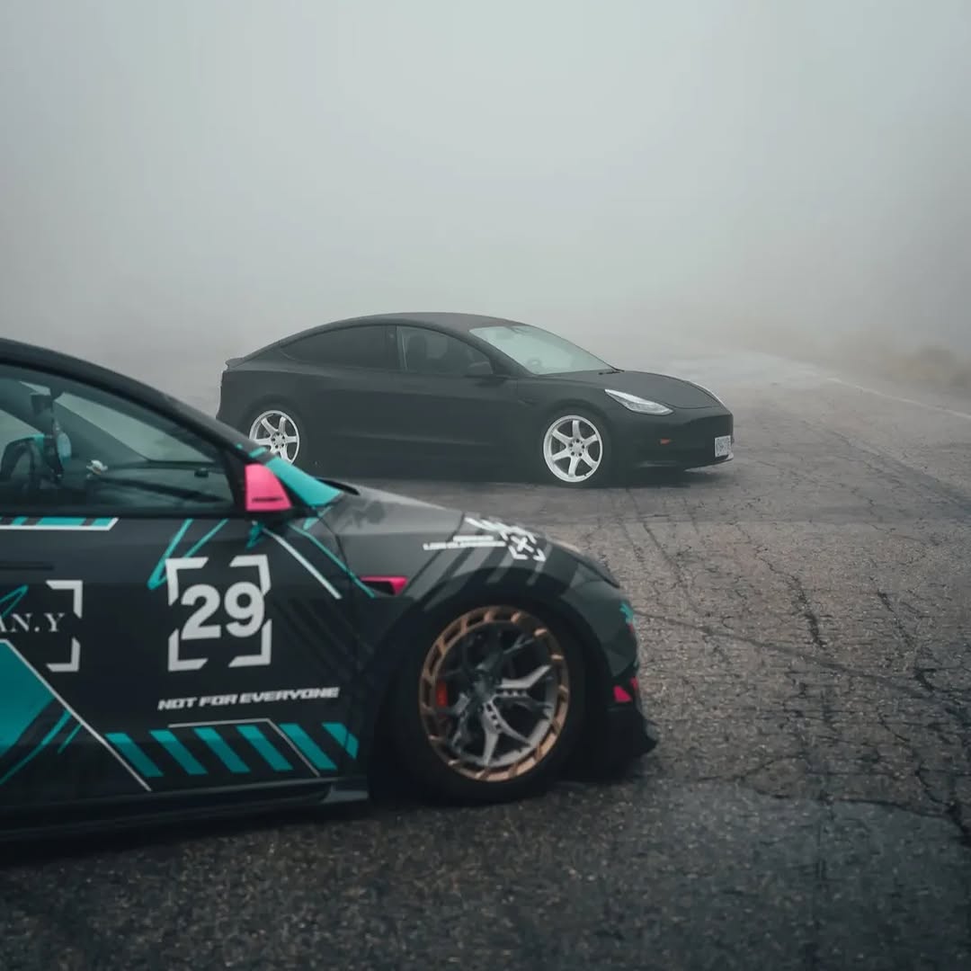 烟花后的景象 🚗 @theblackstaffe @spaceman.y 🏡 BC @teslaclubofamerica