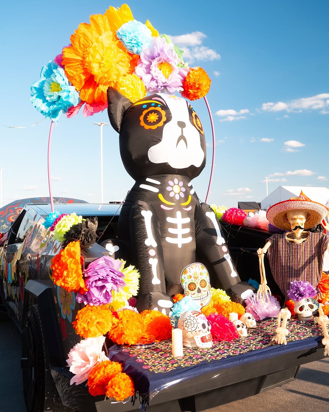 不给糖就捣蛋！🎃 @teslamotors