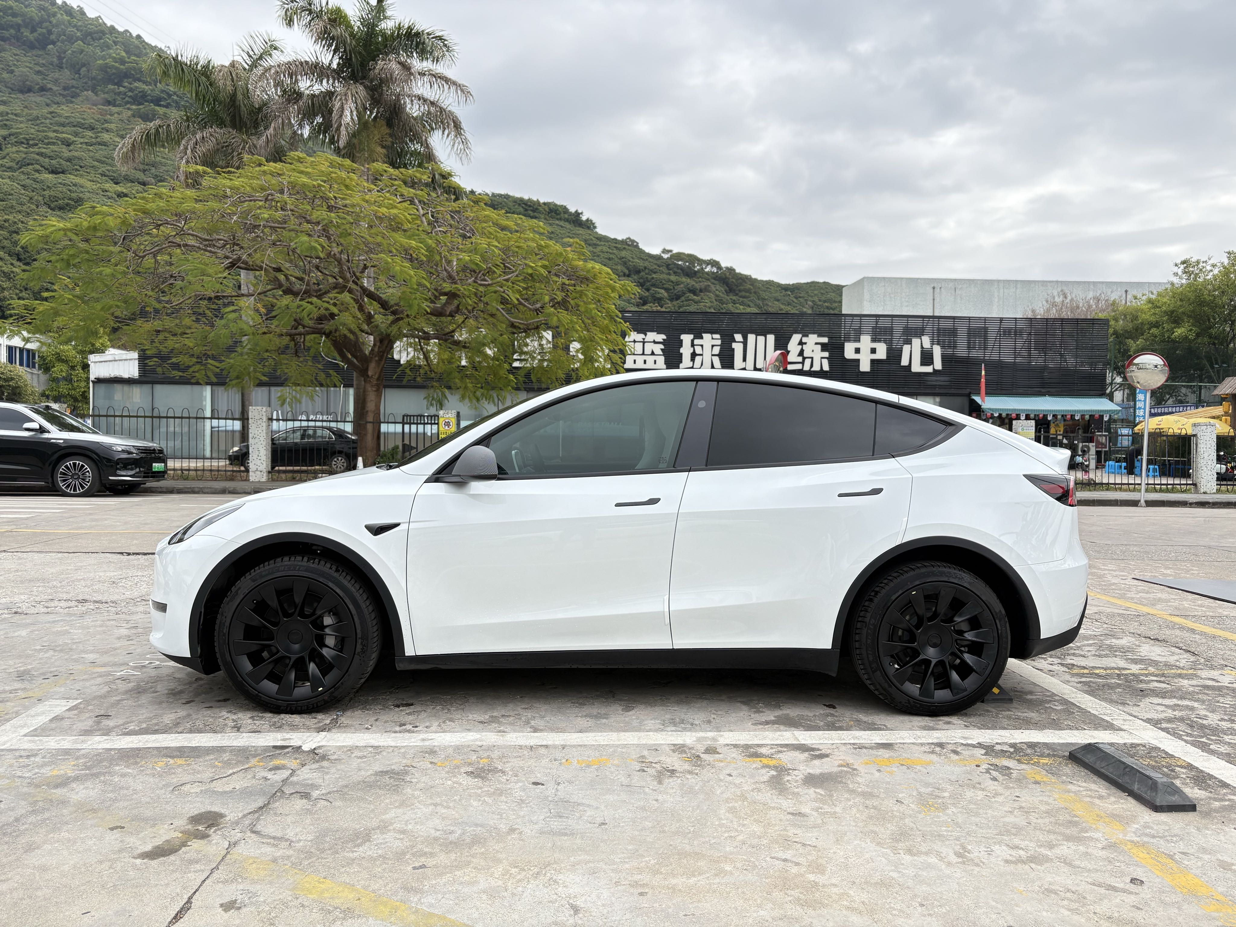 2024款 MODEL Y 长续航全驱版
​出厂: 2024-11
上牌: 2024-12
里程: 1400公里
续航: 688KM
配置：78.4kWh三元锂电池
选配：珍珠白外漆 黑白内饰 20寸轮毂
加装：四门前机盖电吸  氛围灯
状态：一手原版原漆准新车况
2024 Tesla Model Y LongRange