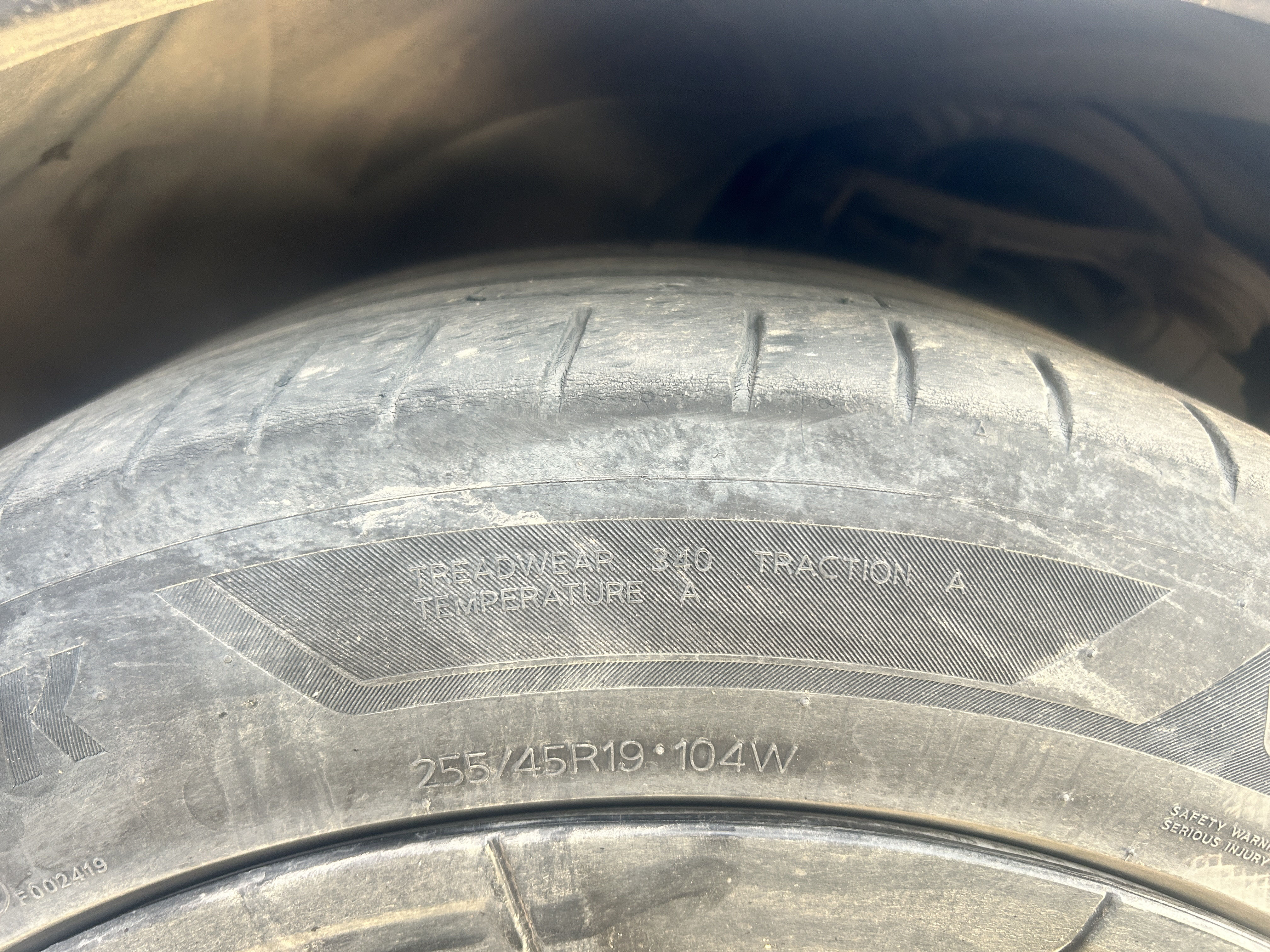 #两年5个月109000公里马上要换车胎了