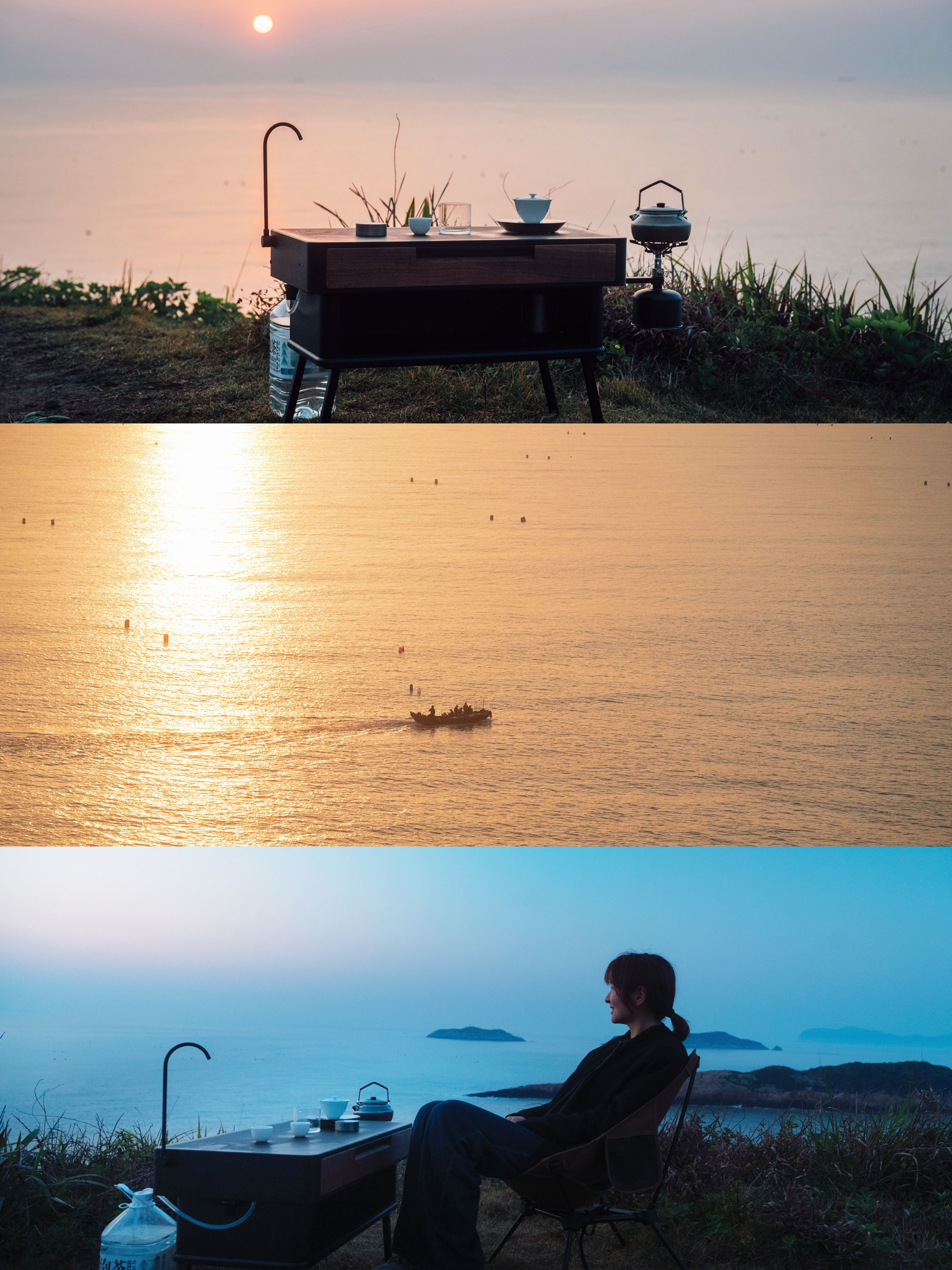 海边露营 我先冲啦⛺️
清晨的蓝调时刻简直不要太美
带着我的相行 煮一壶茶 
海风微凉 听着海浪声🌊
闻着茶香 等待日出 便是我的治愈时刻🌅
这一刻没有社交的压力 没有工作的困扰
整个人都能跟着松弛下来
绝对是i人不可错过的解压方式
#特斯拉车主的100生活方式 #日常通勤