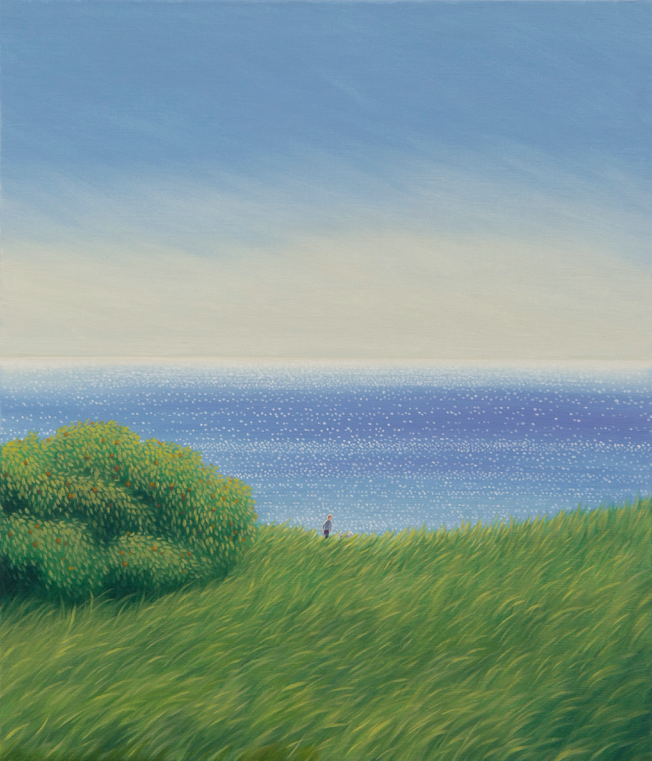 每天认识一位艺术家 | JiYoung Park JiYoung Park是一位韩国艺术家，以柔和的色彩和永恒的美学为特征，凭借自己独特的风格不断拓宽艺术范畴，包括书籍封面、电影海报、专辑封面等。她艺术的核心是对风景和大自然瞬息之美的迷恋，在模糊现实与想象的界限后，注入乌托邦式的美好愿景，邀请观众在如此快节奏的世界中，短暂驻足，在宁静中寻找慰藉，重新建立于大自然的连接，发现简单的存在之美。
	
她说：“我的作品创作似乎只有风景，这种简单有时会让我陷入徘徊和沉思，不确定前进的道路。但我发现自己依然会被所画的风景所吸引，青翠的树木、波光粼粼的湖泊、徐徐的微风唤醒了我内心深处的连接感，让我体会到宁静的力量。在新的系列作品中，我希望可以浓缩这些慰藉和宁静时刻，为疲惫的灵魂提供可以短暂休息的避风港。”
	
艺术是生活的精神支柱
我是Ashlee花花
关注我~带你走进艺术世界！
	
﻿#艺术﻿ ﻿#每日艺术家﻿ ﻿#精神世界﻿ ﻿#自然﻿ ﻿#平静﻿ @Ashlee花花