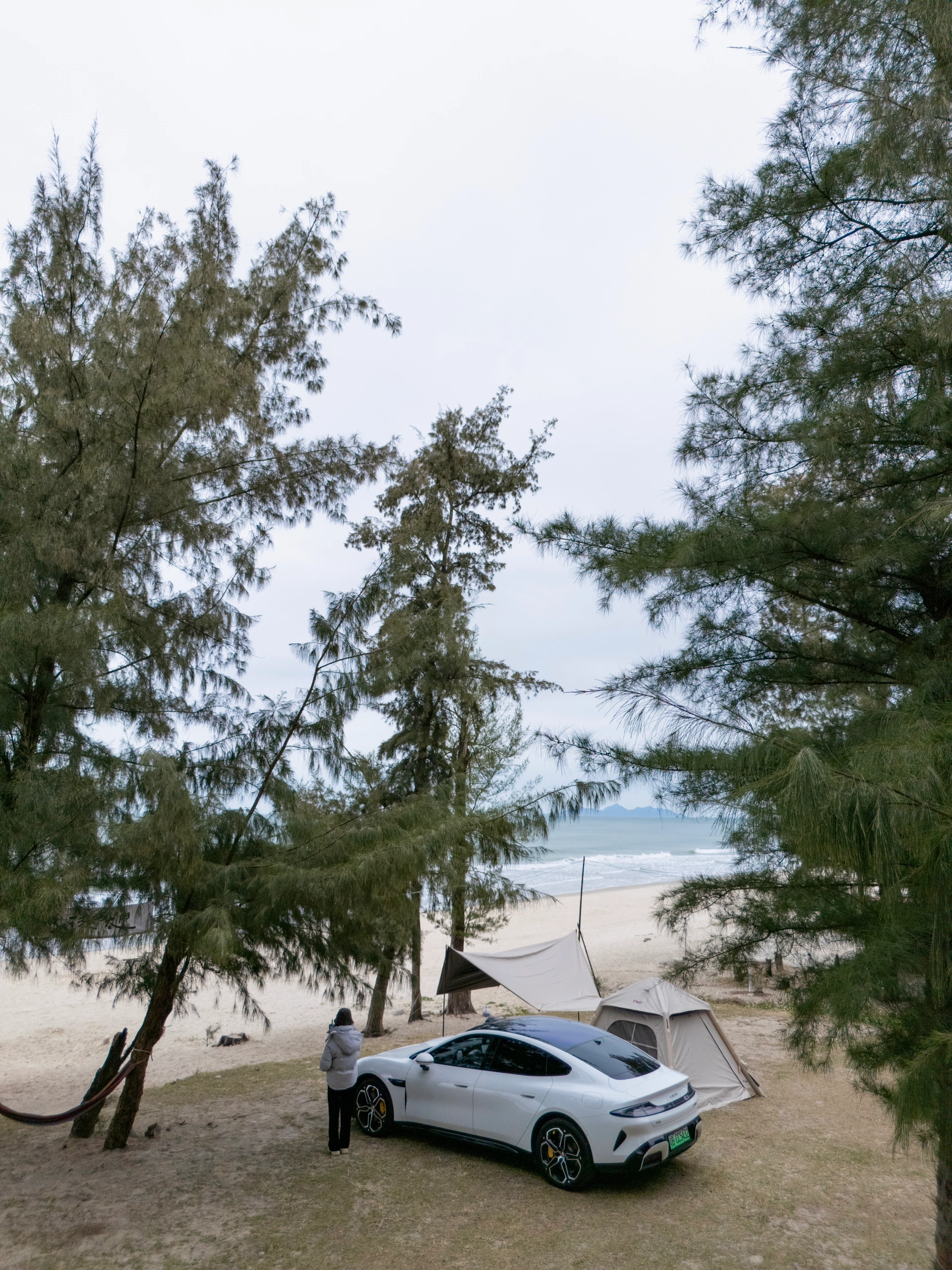 开车直达❗️99%广东人不知道的无人玻璃海🌊 春天真的不要太适合去海边了
吹吹风 发个呆 露个营 🏕️
海滩人少景美
没有一点垃圾 妥妥的牛奶沙！！
海水也很清澈
·
🚗最重要的是这里开车直达，不限车型，轿车suv均可前往，停车即露营！
✔️天幕帐篷✔️过夜✔️明火卡式炉✔️看日落✔️带宠物✔️赶海✔️洗手间✔️热水洗澡
📍惠州海浪海湾（路书看最后一张图）
·
小tips：
🌳这里有草地和沙地，可以自由选择地方露营，不过夜30，过夜50，有停车位不用停车💰，配套充分，每天有人收拾垃圾，很干净
🍗附近有商店和市场，可以采购食材，不过建议还是提前备好食物比较方便
⚙️经常户外露营，有些露营地不是很好走，坑坑洼洼的，特别是雨天，上次自驾露营轮胎就差点打滑了，这次在露营时车友说液体黄金轮胎不错，所以我回来也是马上换上了，确实抓地力更强，刹车效果更好，同时行驶起来也更稳～
🗑️答应我一定要无痕露营，随手带走所有垃圾！！并且不要直接在地上焚火！！自带焚火台篝火架加一个防火垫安全又出片还保护草坪
	
#周末去哪儿 #一起去露营 #带你去看海 #海边露营 #逃离城市去海边 #广东露营 #把夏天留给海边 #过夜露营 #露营 #深圳周边露营 #春天的第一趟出行 #要春游更要村游 @甜蟹女士