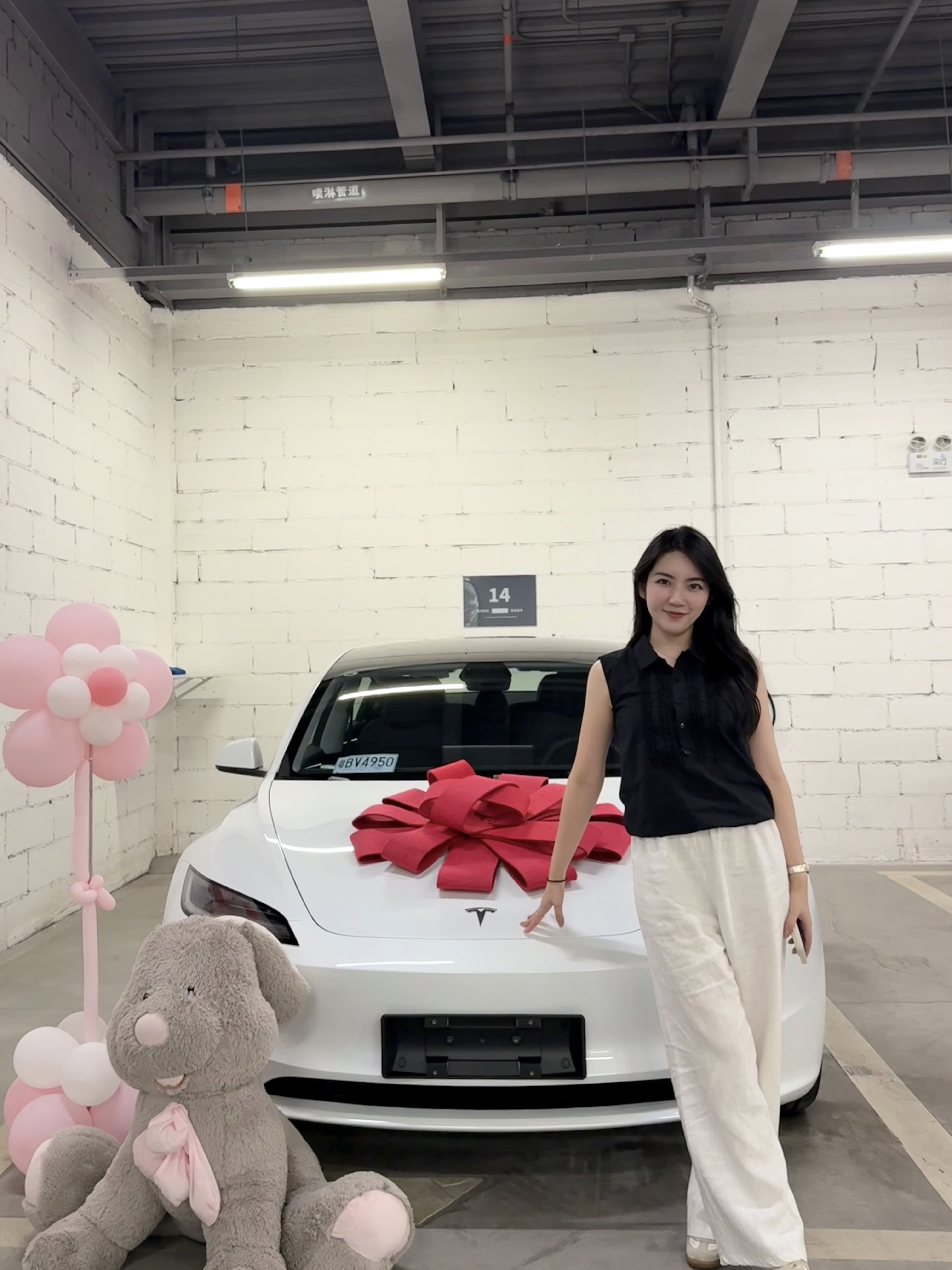 哈喽 特斯拉女车主上线了 #model3
#提车 #好好生活满电出发 @噜啦啦嘞