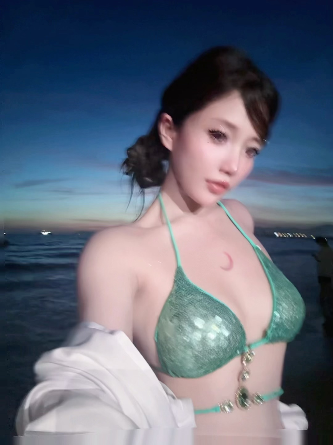 此刻 沦陷💕 #三亚日落 @魅魔贝贝👸