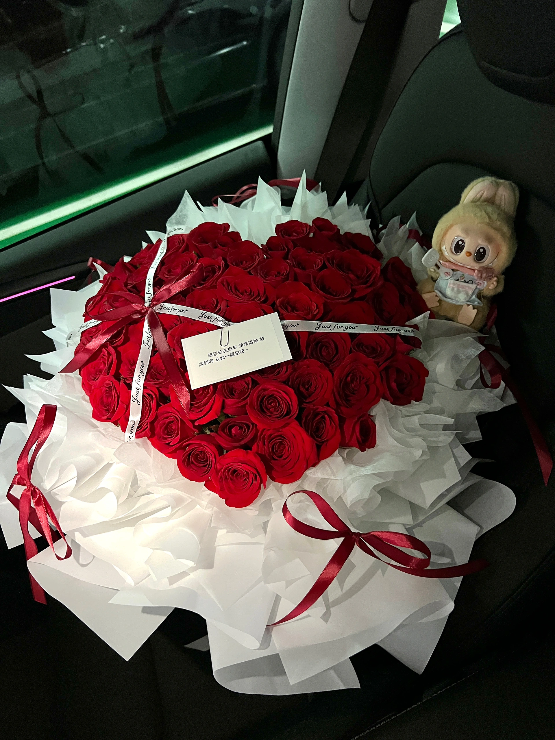 喜提特斯拉大玩具🚗 终于提到心心念念的特斯拉了～
是很喜欢的白色 干净又大气
	
全程一小时就办完交车了🥳效率很高夸夸
想看看大家的modely的内饰！
#喜提新车 #提车仪式 #特斯拉 #特斯拉Y #modely #拍照姿势 #适合女生开的车 #人生第一辆小车车 @一只甜鲸