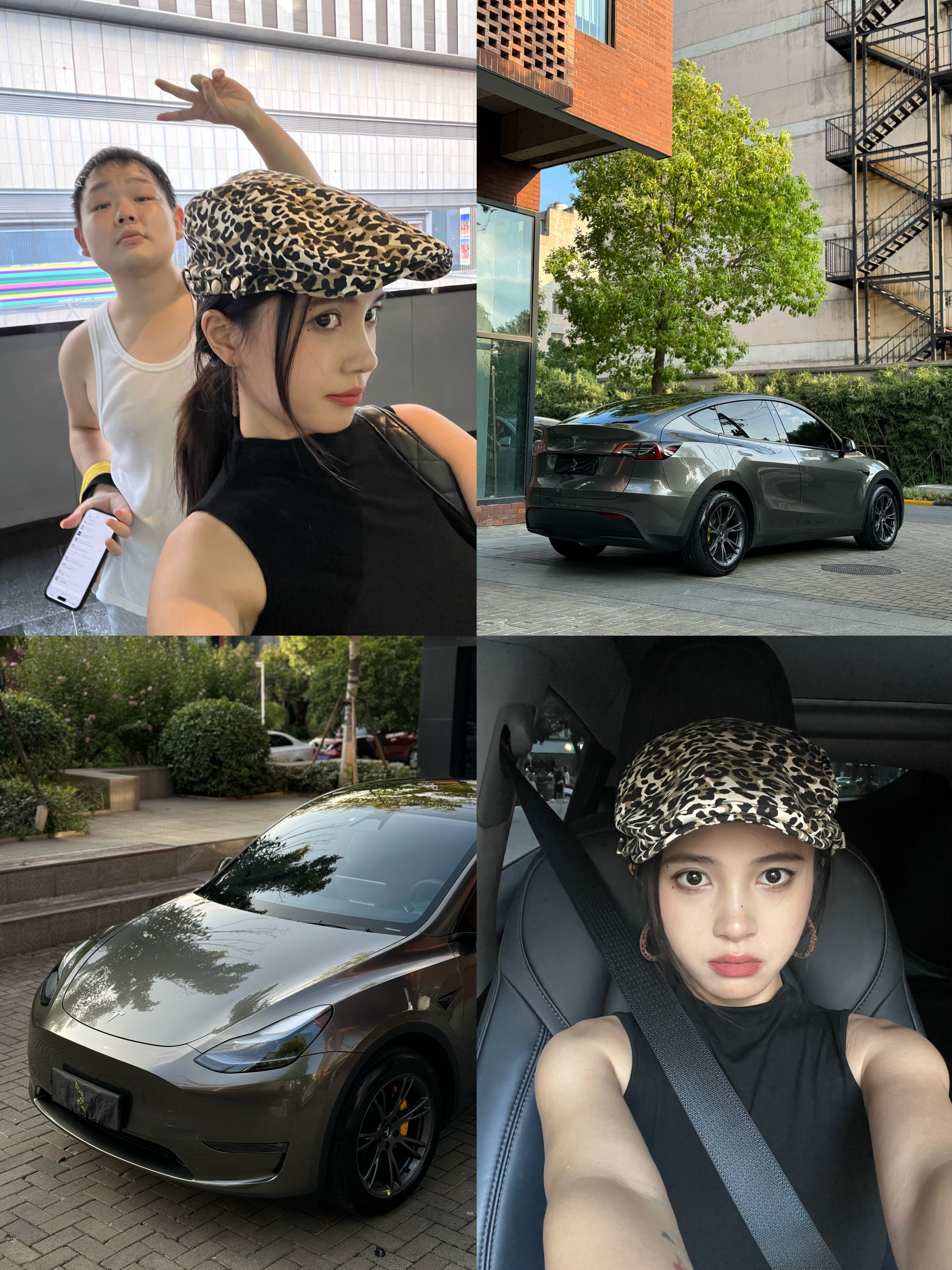 朋友问“开特斯拉的女生都很酷吗？” 酷当然酷 但也可以很温柔～
提特斯拉已经一年了 没出过险
我还是很喜欢有怀挡的感觉（毕竟我很喜欢做长💅
在武汉开车必须路判要快准狠 再有特斯拉的加持
真的开起车来真无敌了
武汉经常节假日封路 结果走到乡村桥墩。。
不过我对我的🚗太了解了 大概目视了下调整后就开过去
没下车 全程不到十几秒 后面的车直接看傻了
其实女司机开车不差 只是对这个敏不敏感
ps：特斯拉拍饮料🥤真的太美了!!
	
#modely #model3
#开车当然要记录 #手握方向盘的女孩
#车内拍照 #我的生活碎片 @帕帕小公主