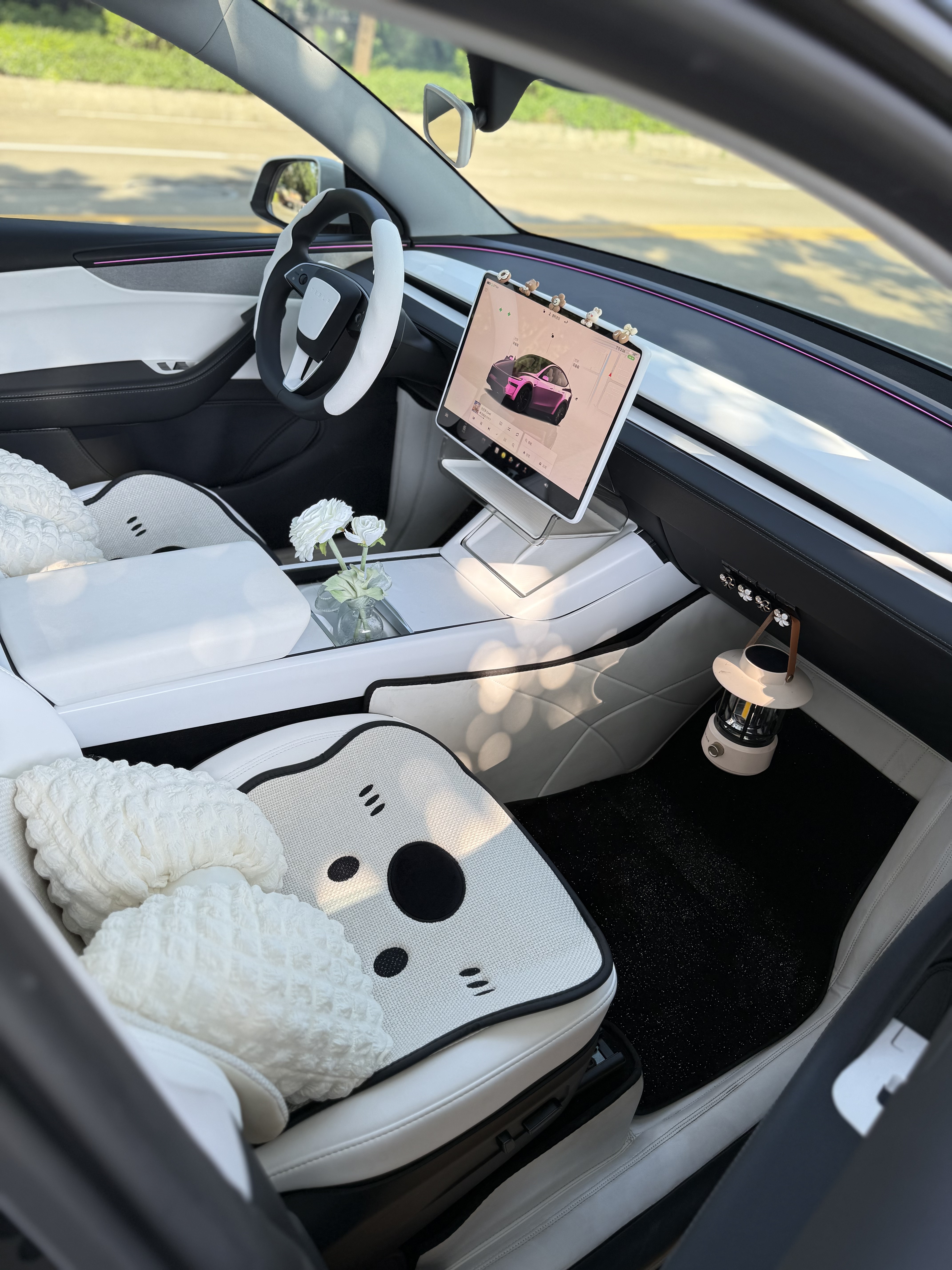 💟我的特斯拉Model Y ，长这样💕 #特斯拉焕新modely #特斯拉modely焕新版 #modely焕新版 #model3 #modely焕新 #特斯拉焕新版modely #焕新modely #焕新版modely #高级感车内饰 @开特斯拉的白小姐