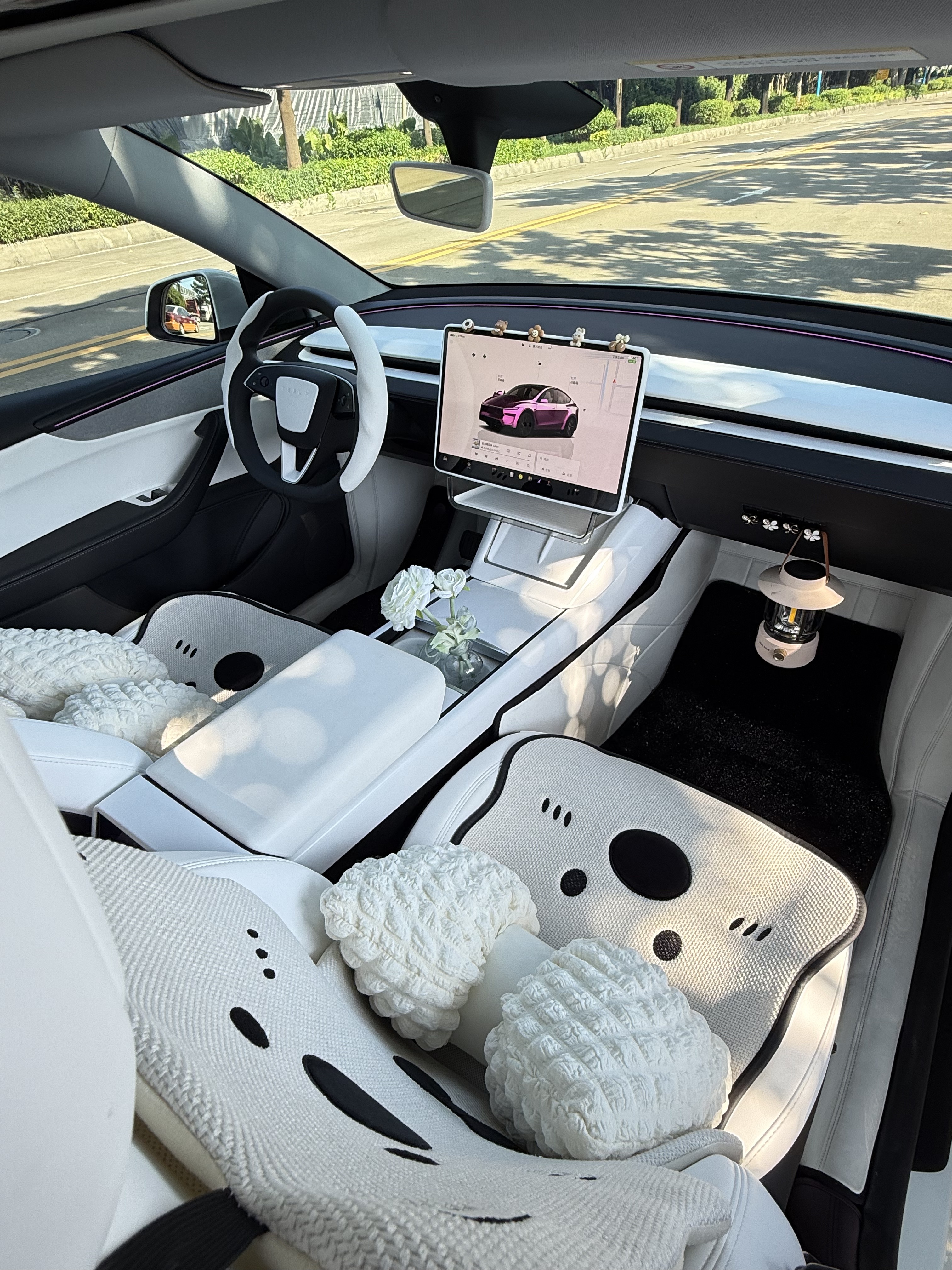 💟我的特斯拉Model Y ，长这样💕 #特斯拉焕新modely #特斯拉modely焕新版 #modely焕新版 #model3 #modely焕新 #特斯拉焕新版modely #焕新modely #焕新版modely #高级感车内饰 @开特斯拉的白小姐