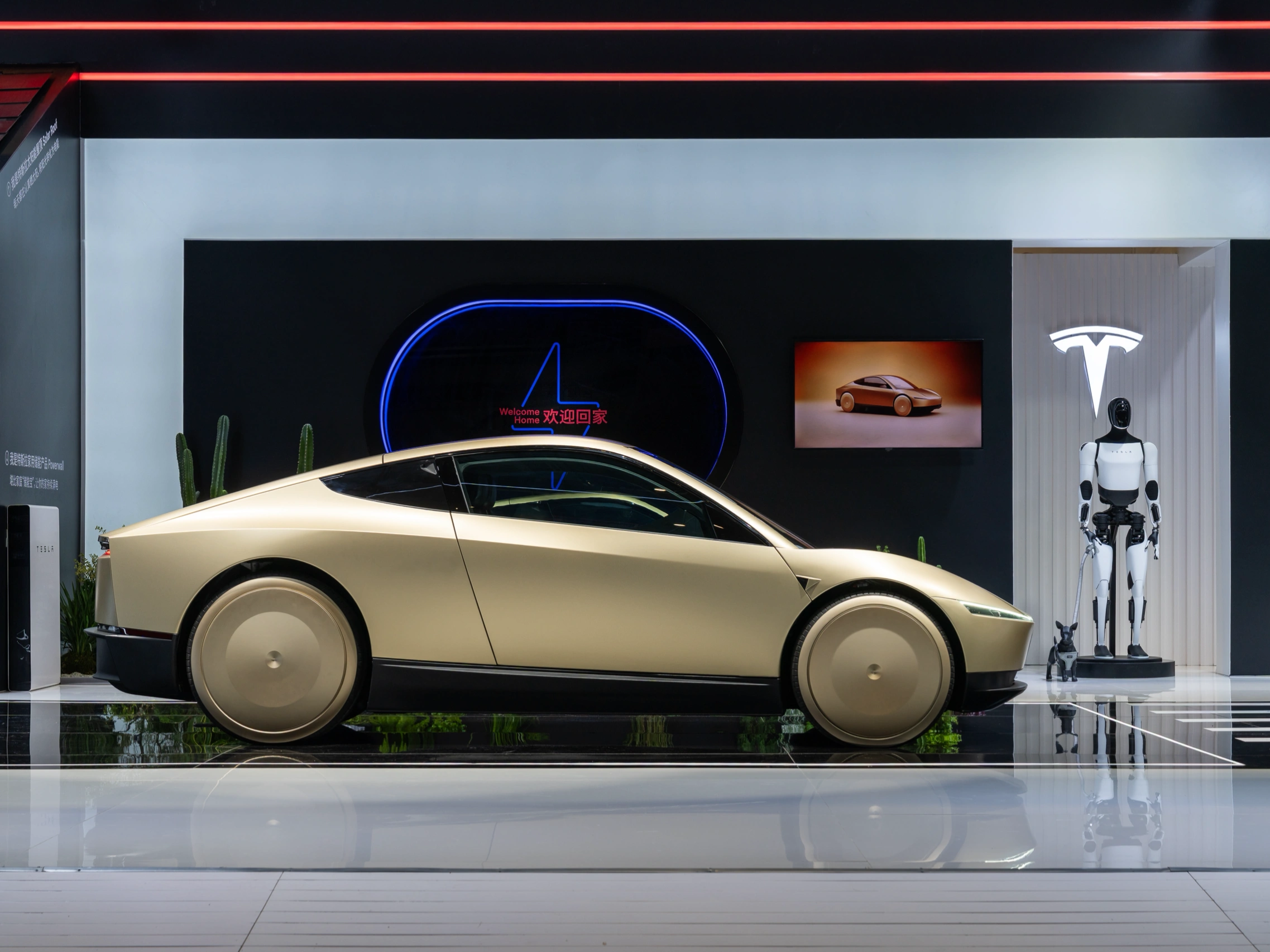 进博会现场“剧透”来啦！ 抢先看看特斯拉带来了什么[偷笑R]
	
🚕 Cybercab赛博无人驾驶电动车（亚太首秀）
🤖 特斯拉人形机器人
📐 赛博越野旅行车
🚘 Model Y L & V4超级充电桩
☀️太阳能屋顶Solar Roof &家用储能产品Powerwall
……
更多惊喜等你发现！
从出行到生活，这阵容
刷新你对智能生活的所有想象[哇R]
	
📅 11月5日-10日
📍 上海国家会展中心 2.1号馆
科幻正照进现实，邀您一同见证🎉
	
#加速世界迈向可持续的富足  #特斯拉Cybercab亚太首秀 @特斯拉