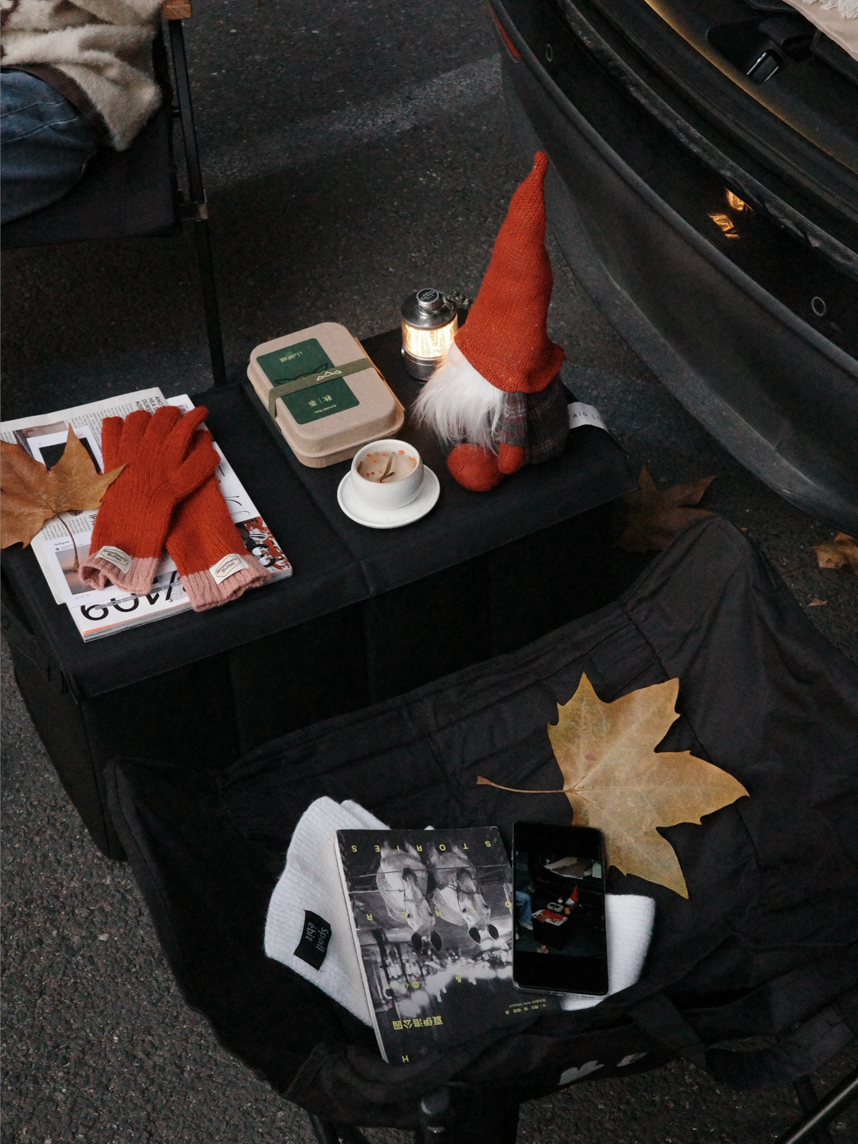 🔴𝚃𝚎𝚜𝚕𝚊｜“愿初冬的阳光洒满生活” 冬天，是个万物沉淀的季节。
世界慢下来，连光线都变得慵懒。
人却容易在这时候，
清晰地感知到幸福的存在。
	
和同事打开后备箱，摆上露营椅。
泡一壶热茶，坐在渐渐西斜的阳光里。
	
只是这样坐着，感受风轻、茶温、叶落。
	
在万物沉寂的季节里，
听见自己心里那细碎而清晰的回响。
停下来，只是感受。
	
🌿 冬天快乐，
愿你也有这样一个被阳光抚摸的午后。
	
#或许今年的冬天更值得期待 #汽车博主 #特斯拉 #女生车内饰 #特斯拉modely #后备箱露营 #汽车露营 #圣诞氛围 #风开始有冬天的味道了 #女性成长 @➰YY.