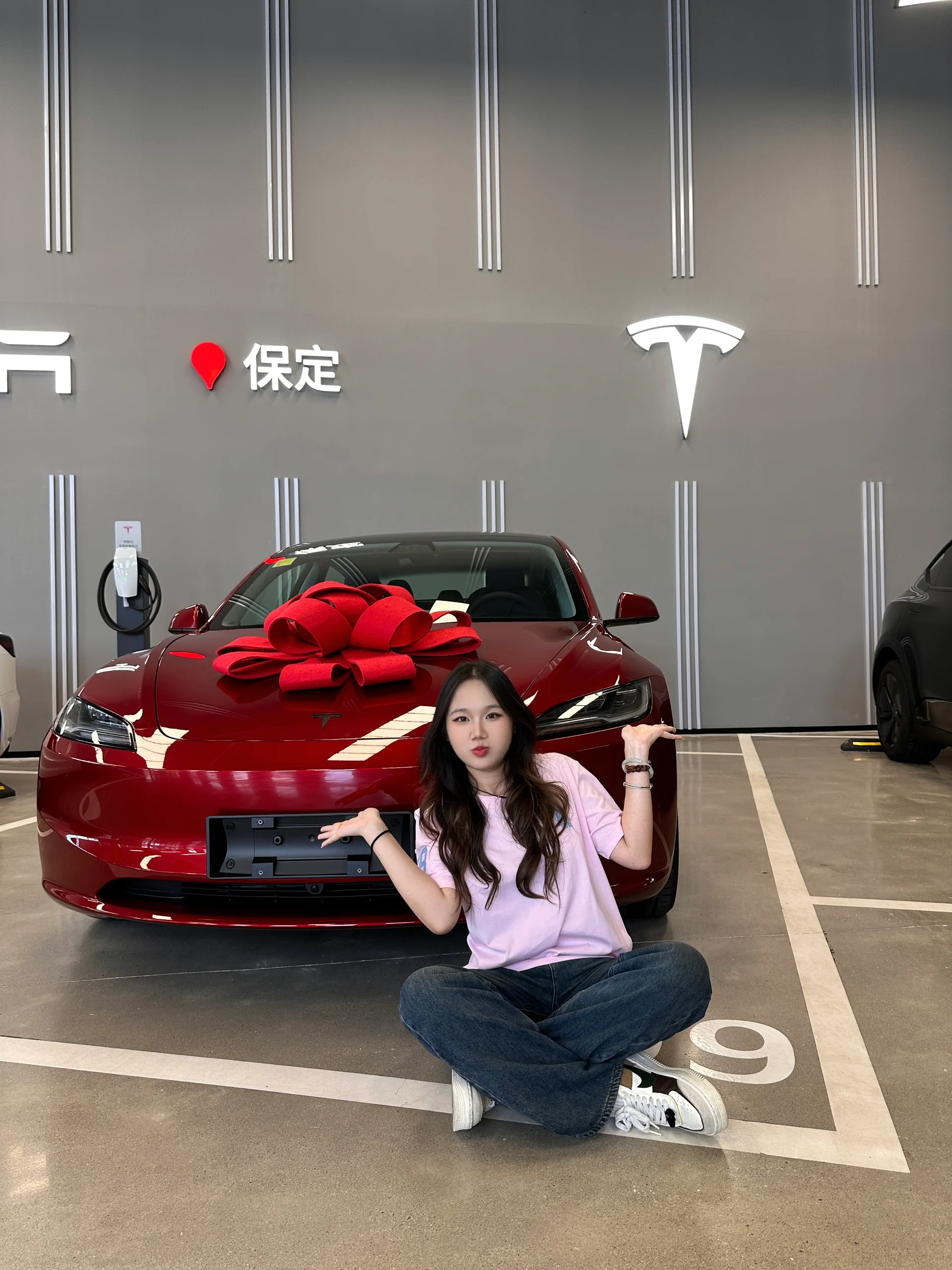 是谁提到了特斯拉！？🚗 #提车日记 #model3 #交车仪式 #特斯拉 #喜提新车 @Pearlyyy